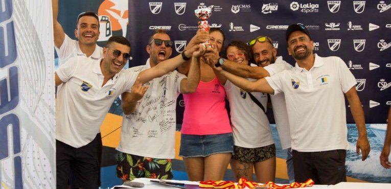 Dos récords nacionales en el Campeonato de España de Apnea Outdoor celebrado en Lanzarote