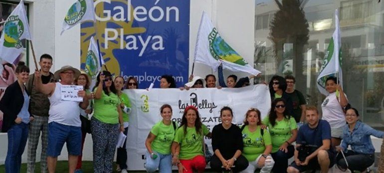 Denuncian "despidos discriminatorios" de cuatro camareras de piso en el Hotel Galeón Playa