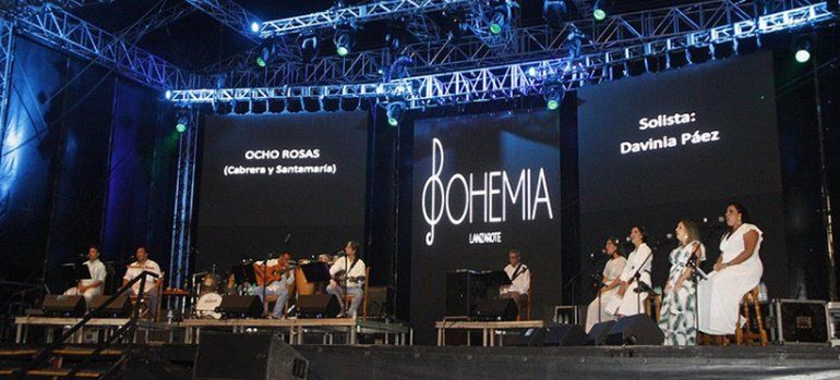 El grupo Bohemia Lanzarote puso la música al arranque de las fiestas de Los Dolores