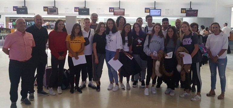 Trece alumnos de Tías viajan a Islandia para participar en un programa de intercambio de Erasmus +