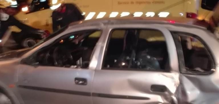 Cuatro heridos, dos de ellos niños de 8 y 11 años, en la colisión de tres coches en Arrecife
