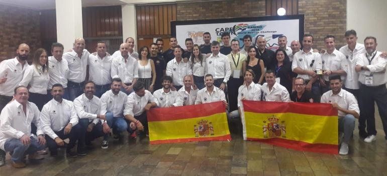 Bomberos de Lanzarote viajan a Sudáfrica acompañados de San Ginés para participar en la World Rescue Challenge