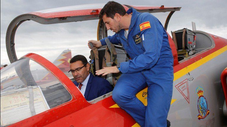 The Eagle Patrol will fly over the sky of Lanzarote this Sunday on the occasion of the 600th anniversary of Teguise