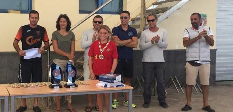 Andrea Stinga (RCNA) vence en el Campeonato Insular de Fuerteventura de la clase Optimist