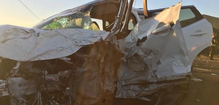 Dos heridos en un choque entre dos vehículos en la carretera de Tahíche a Nazaret