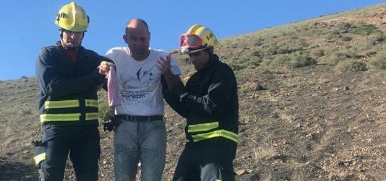 Herido tras sufrir un accidente con Ala Delta cerca de La Asomada