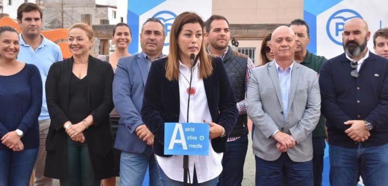 Ástrid Pérez anuncia su candidatura a la Alcaldía de Arrecife: "Liderar el cambio es mi responsabilidad"