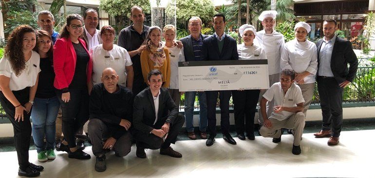 El Hotel Meliá Salinas donará a Unicef su recaudación en el Festival Enogastronómico de Teguise