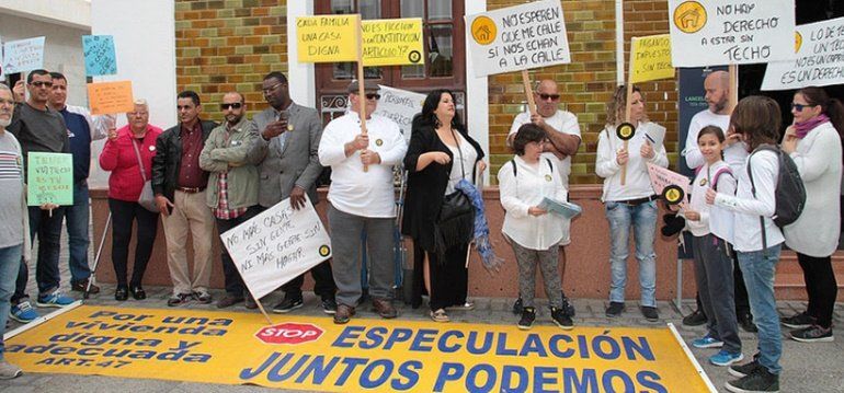 La Plataforma por una Vivienda Digna reclama "medidas de compromiso" a las instituciones de la isla