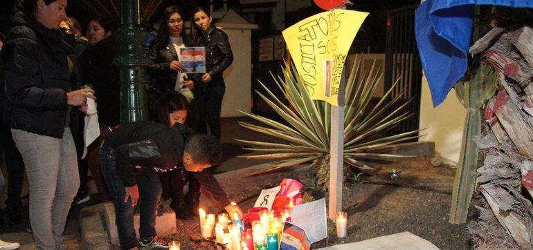 Miembros de la comunidad paraguaya de Lanzarote reclaman "justicia" por la muerte de Romina