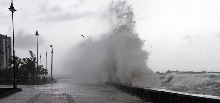 Activado el aviso amarillo para el sábado por olas que podrían superar los cinco metros