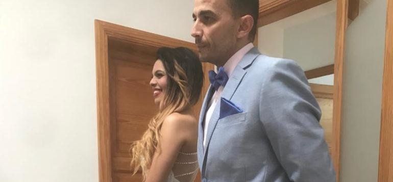 Romina Celeste y su marido, Raúl Díaz Cachón