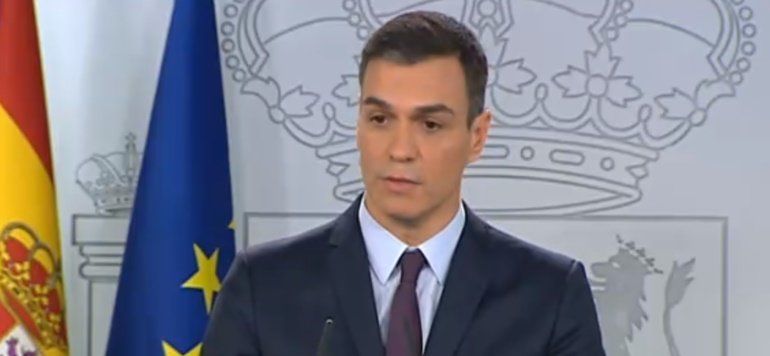 Pedro Sánchez convoca elecciones generales para el próximo 28 de abril