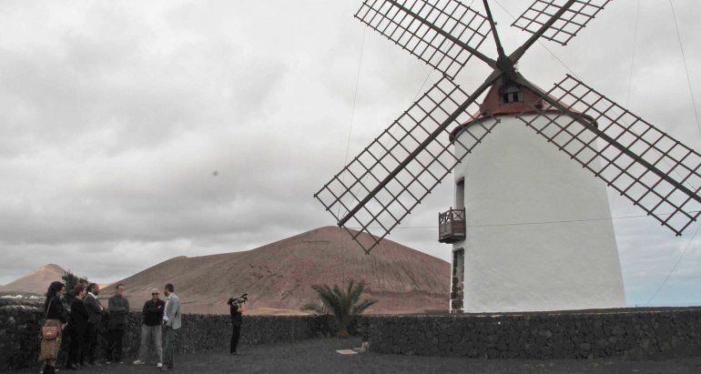 Terminan los trabajos para restaurar el Molino de Tiagua, uno de los mejor conservados de la isla