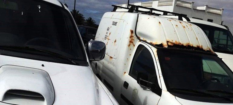 UPL denuncia que dos vehículos del Ayuntamiento de Teguise han sido "multados" por "graves deficiencias"