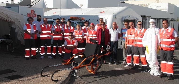 Cruz Roja presenta el Equipo de Respuesta Inmediata en Emergencias ERIE