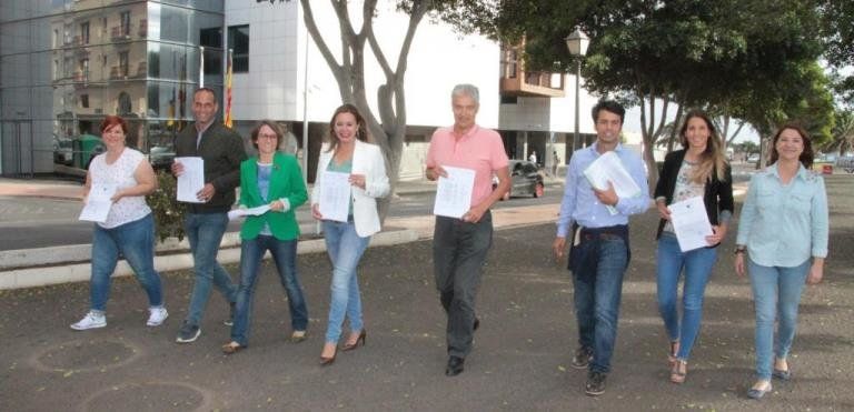 El PSOE presenta sus candidaturas en la Junta Electoral