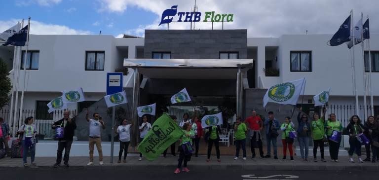 Sindicalistas de Canarias denuncia una "campaña de acoso" a sus afiliados del Hotel THB Flora