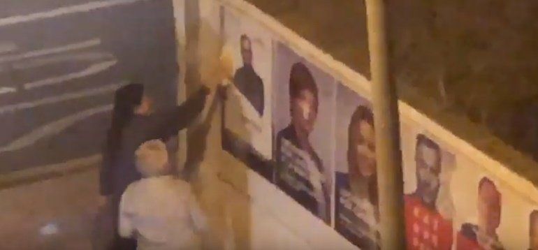 CC estudia denunciar a Nona Perera ante la Junta por un vídeo en el que aparece tapando sus carteles