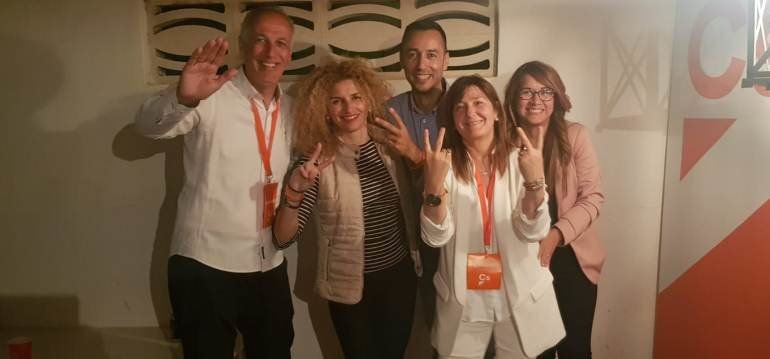 Ciudadanos festeja los resultados de Albert Rivera y se queda a un paso de adelantar al PP en Lanzarote