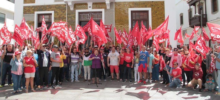 CCOO se manifestó en el Día del Trabajador para reivindicar el derecho a un empleo digno