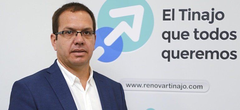 El portavoz del Movimiento Renovador de Tinajo, Antonio Morales.