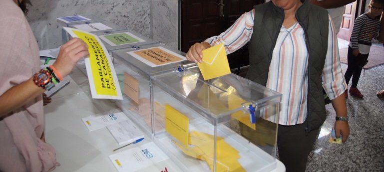 Comienza el recuento electoral en Lanzarote