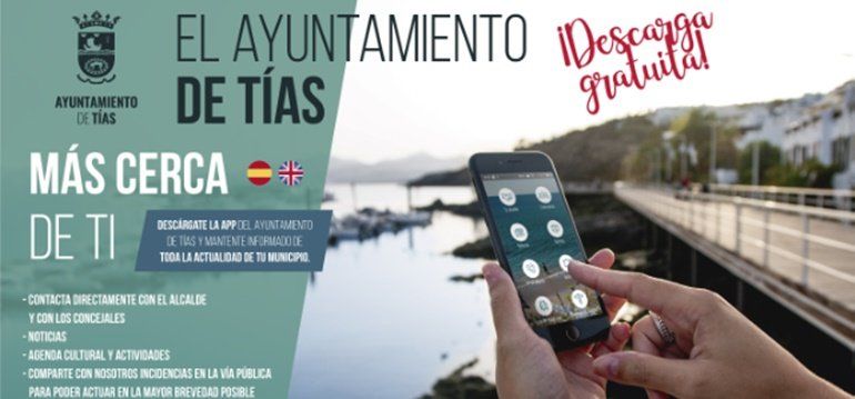 El Ayuntamiento de Tías lanza una nueva App "para acercar la institución al ciudadano"