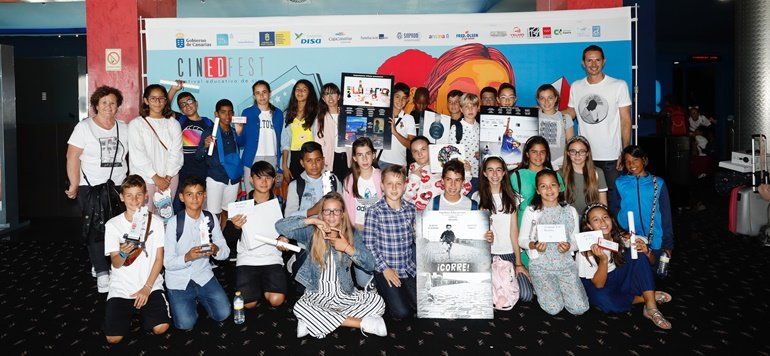El Ceip Capellanía del Yágabo de Lanzarote logra cinco premios en Cinedfest 6