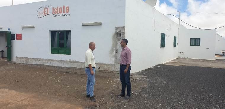 Las obras del acondicionamiento del Centro Sociocultural de El Islote avanzan a buen ritmo