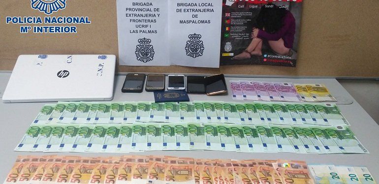 Detenidos cuatro miembros de una red que explotaba a mujeres en clubes de Gran Canaria y Lanzarote