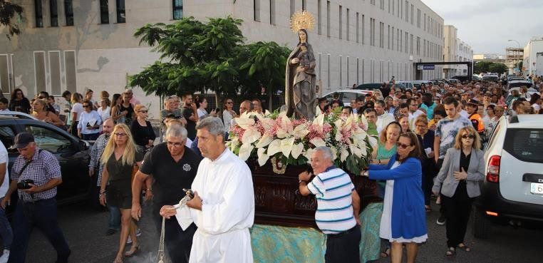 Valterra celebra la procesión terrestre en honor a Nuestra Señora del Carmen
