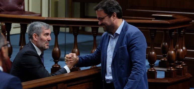 Asier Antona y Fernando Clavijo se irán a Madrid como senadores por Canarias