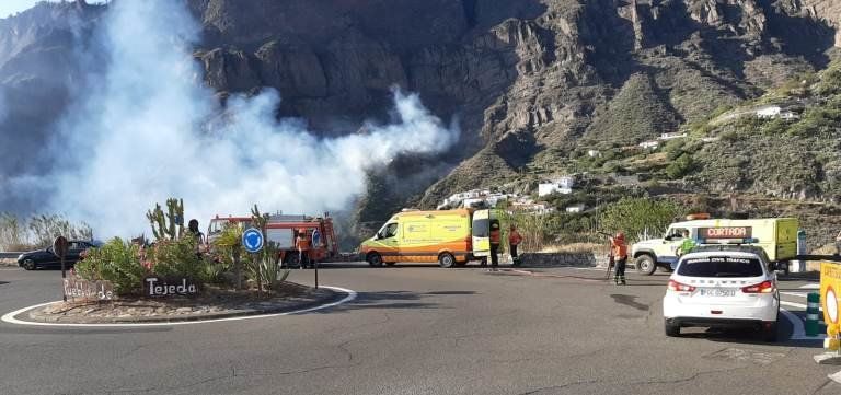 El Cabildo de Lanzarote muestra su solidaridad al Cabildo de Gran Canaria ante el incendio de la Cumbre