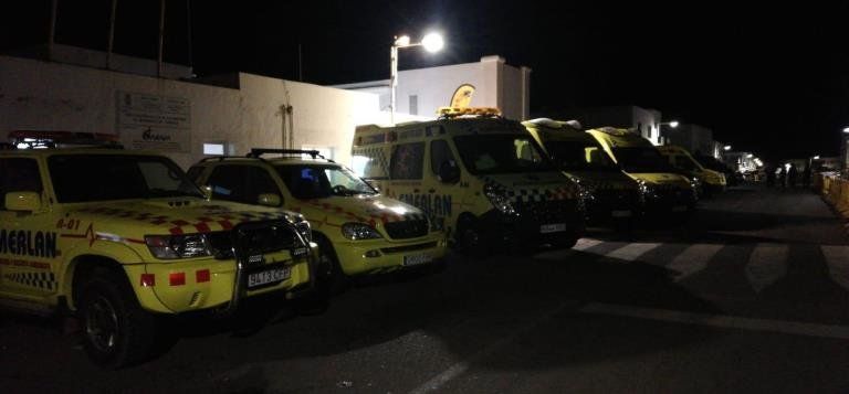 Un evacuado por intoxicación etílica y varias asistencias leves en la primera noche de fiesta en Caleta de Famara