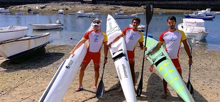 Tres deportistas de Lanzarote representarán a España en el Mundial de Francia de Kayak de Mar