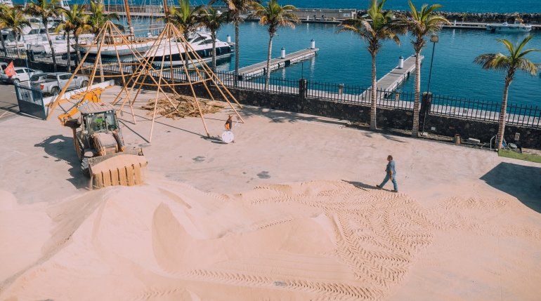Puerto Calero estrenará "la mayor playa de Canarias para eventos culturales y de ocio"