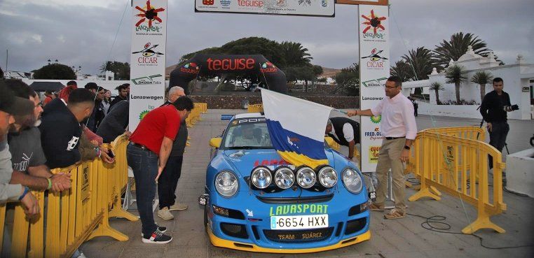 Toñín Suárez y Jorge Cedrés lideran el IV Rallye Villa de Teguise