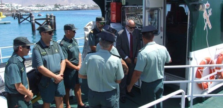 El director general de la Guardia Civil visita Lanzarote y Fuerteventura