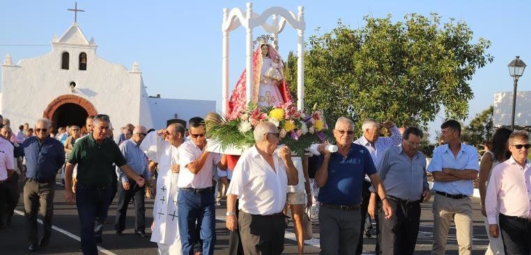 Tiagua despide sus fiestas del Socorro con Misa y Procesión