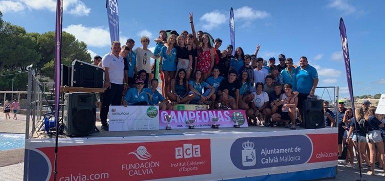 El Club de Piragüismo Marlines regresa del Campeonato de España con 15 medallas y cinco títulos