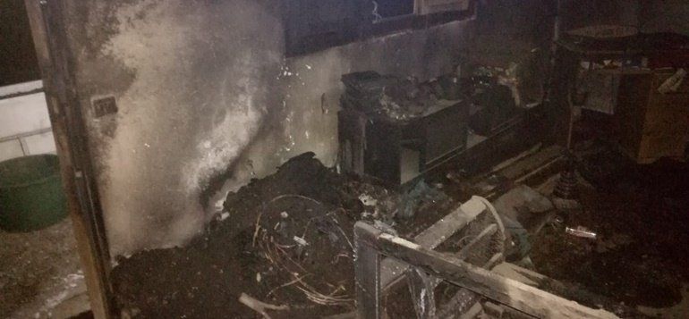 Una vivienda de Mácher sufre un incendio de madrugada