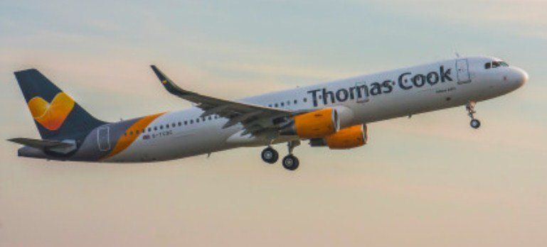 Avión de Thomas Cook