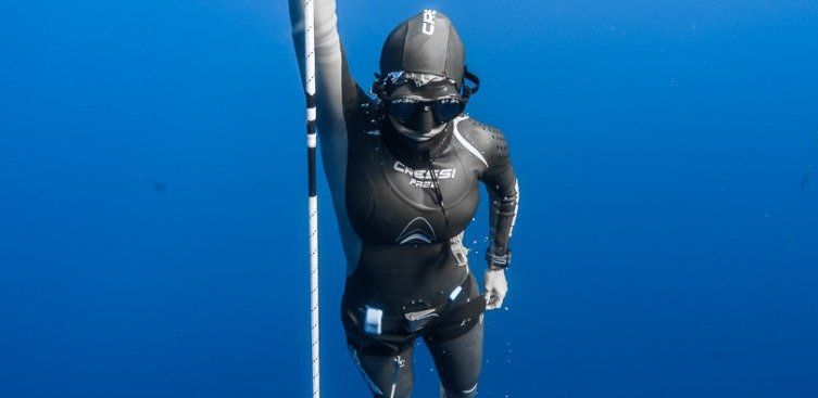 Alfredo Roën, Isabel Sánchez y Davide Carrera, triunfadores del III Campeonato de España de Apnea Outdoor