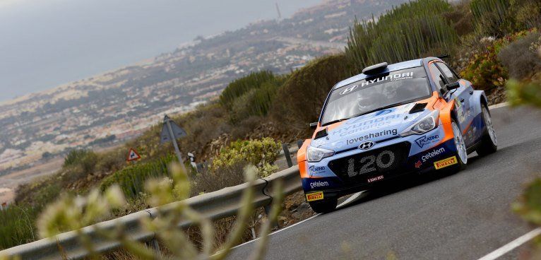 Lemes encabeza el doblete Hyundai en el Rally de Maspalomas
