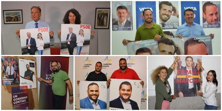 Arranca la campaña electoral del 10N en Lanzarote