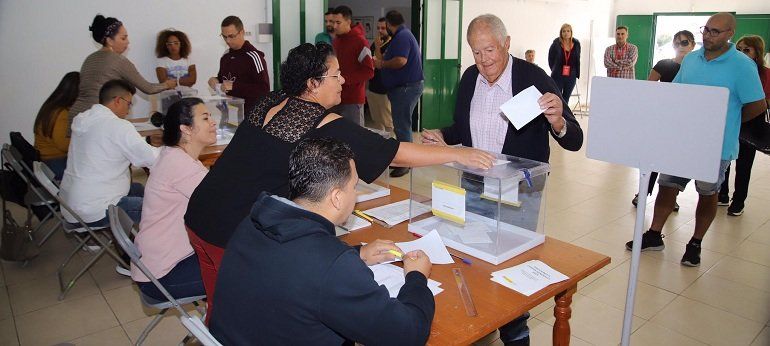 Arranca la jornada electoral con 96.267 personas llamadas a las urnas en Lanzarote