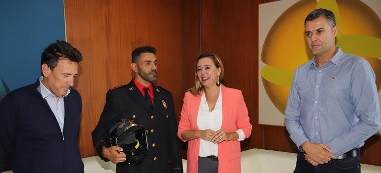 José Domingo Crespo toma posesión como sargento del Cuerpo de Bomberos de Lanzarote