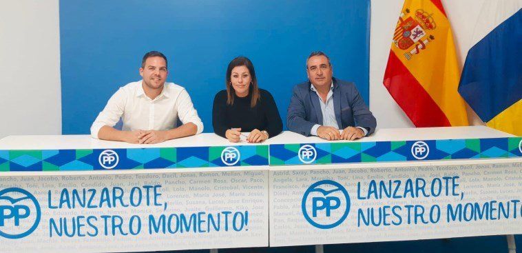 Ástrid Pérez nombra a Jacobo Medina nuevo secretario general del Partido Popular en Lanzarote