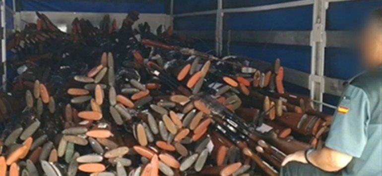 La Guardia Civil destruye 6.015 armas de fuego en Canarias procedentes de particulares y de hechos delictivos